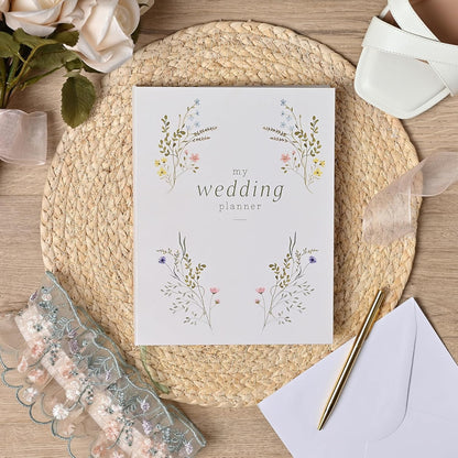 Love Story - Wildflower Wedding Planner Book and Organiser for the Bride