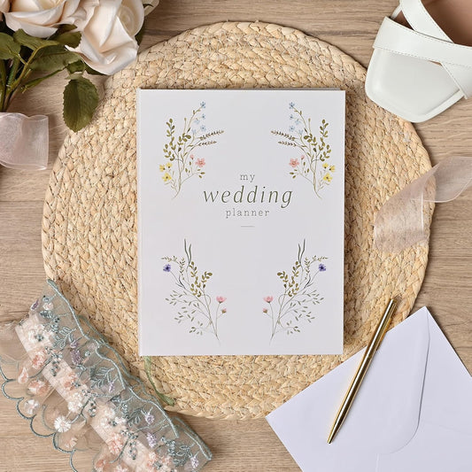 Love Story - Wildflower Wedding Planner Book and Organiser for the Bride