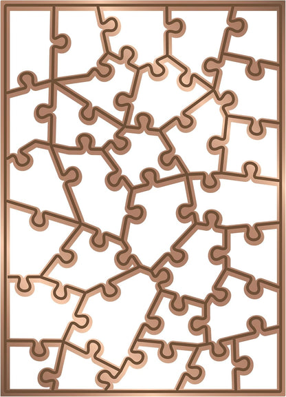 Gemini Multimedia Abstract Jigsaw Die - 5" x 7" (30 Piece)