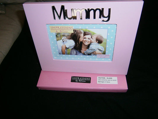 Impressions by Juliana Pink Mummy Photo Frame 6x4"