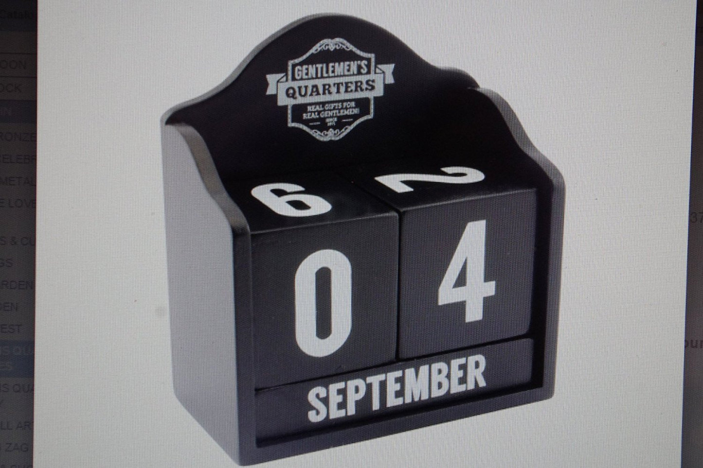 Gentlemen's Quarters Perpetual Calendar