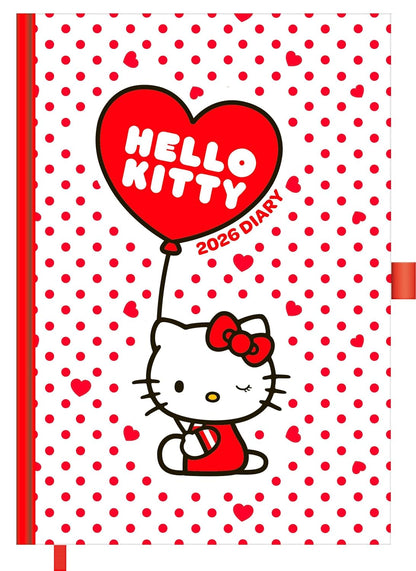 Hello Kitty 2026 A5 Diary - Official Product