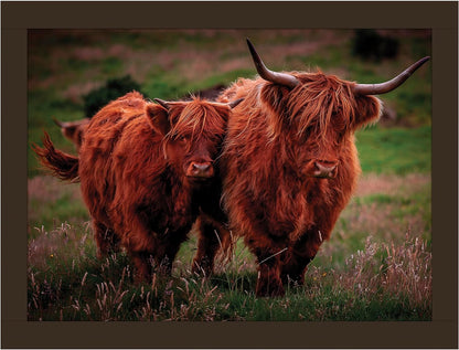 Highland Cow Faux Leather Lap Tray