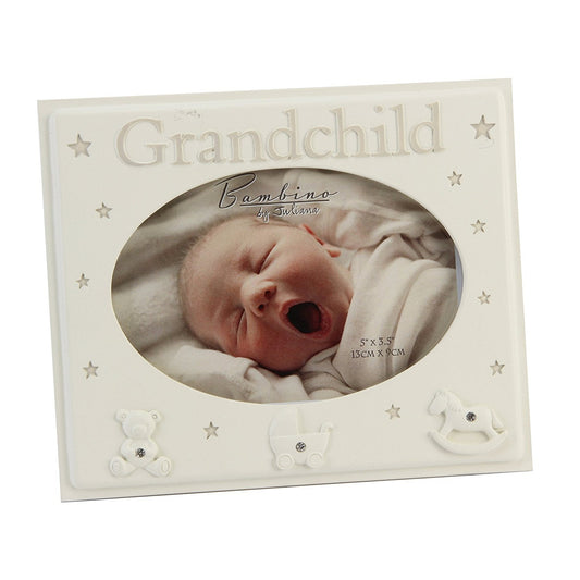 Bambino Grandchild Resin Photo Frame 5"x3"