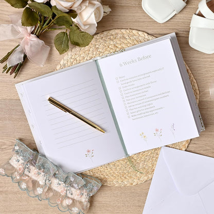 Love Story - Wildflower Wedding Planner Book and Organiser for the Bride