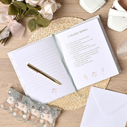 Love Story - Wildflower Wedding Planner Book and Organiser for the Bride