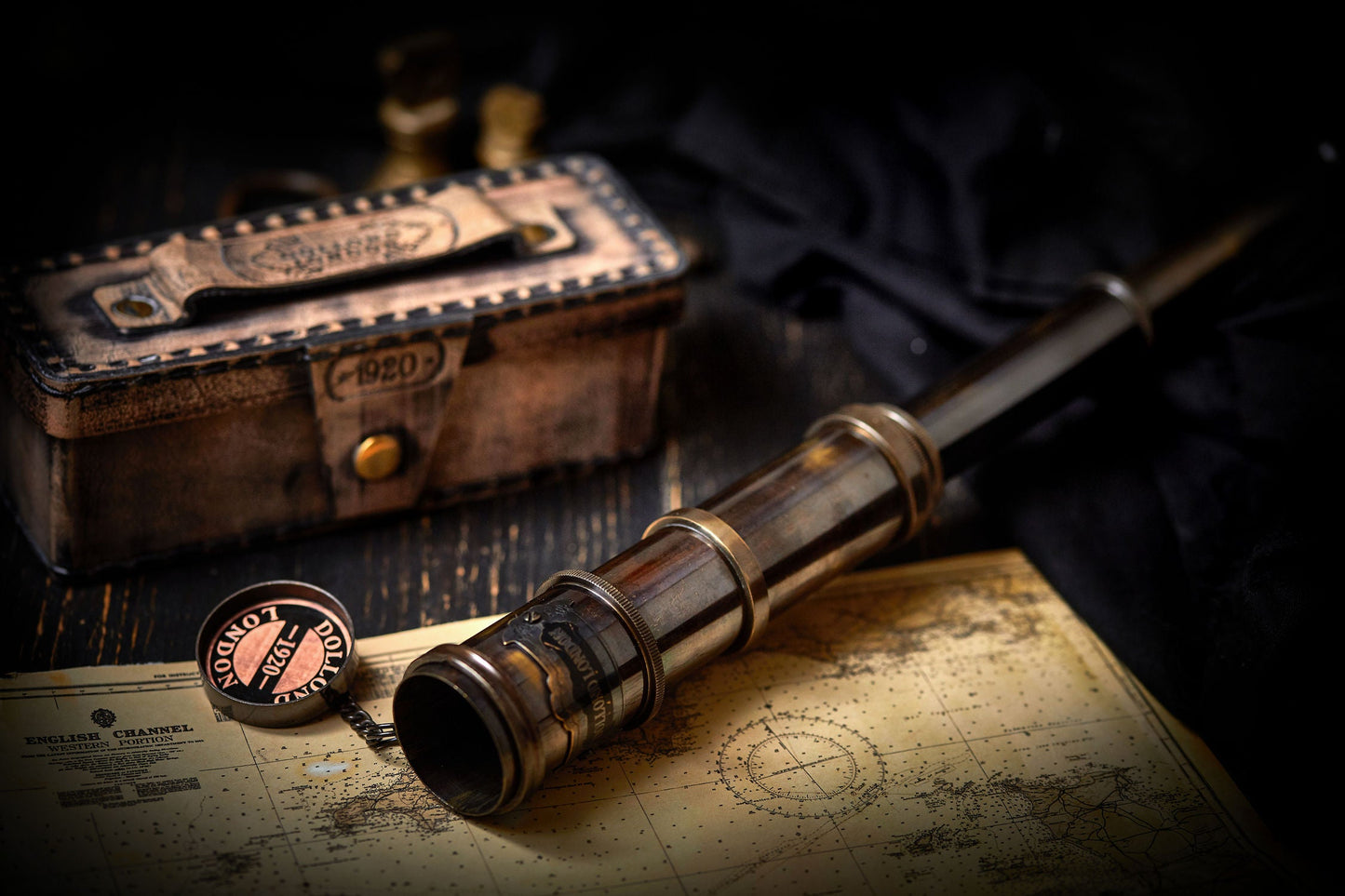 Vintage Spyglass, Pirate Replica Telescope Gift For All