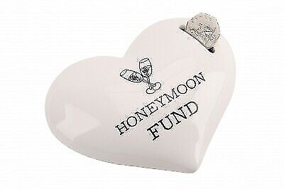 Heart Shape Wedding Money Bank ~ Honeymoon / Wedding