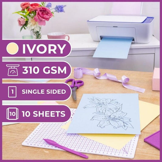 Centura Pearl Ivory A4 Printable Card Pack