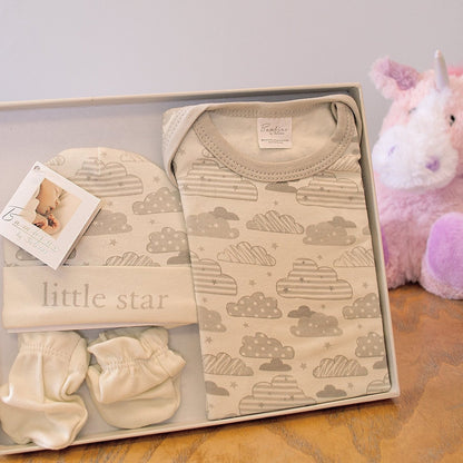 Bambino By Juliana Baby Gift Set - Babygrow Body Suit Hat & Mittens