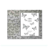 Silver Glitter Butterfly Photo Frame 5x7" - Leonardo Collection