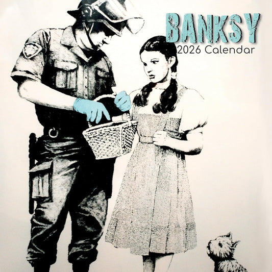 Banksy 2026 Family Square Wall Calendar - 16 Month (Sept 2025-Dec 2026)