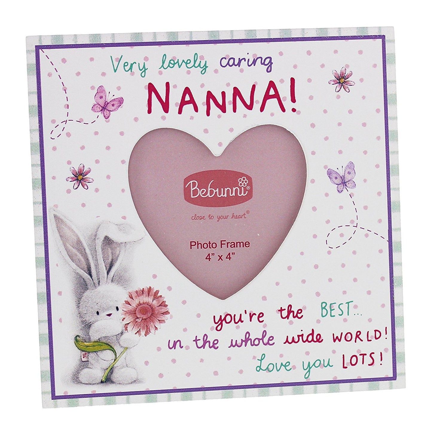 Bebunni Very Lovely Caring Nanna Photo Frame