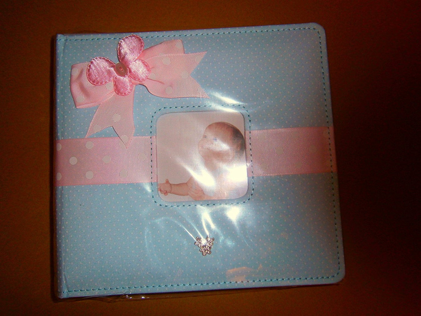 Blue and Pink Baby Themed Photo Album