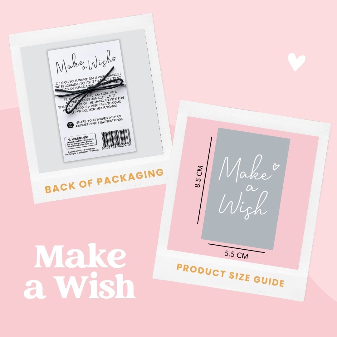 WishStrings ‘For My Valentine’ Wish Bracelet | Thoughtful Gift for Love & Couples | Meaningful Keepsake for Valentine’s Day