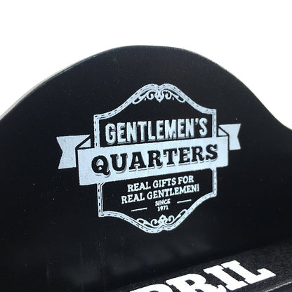 Gentlemen's Quarters Perpetual Wooden Block Calendar - Black
