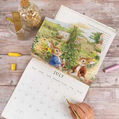 Peter Rabbit 2026 Square Wall Calendar - Monthly Planner with Beatrix Potter Illustrations