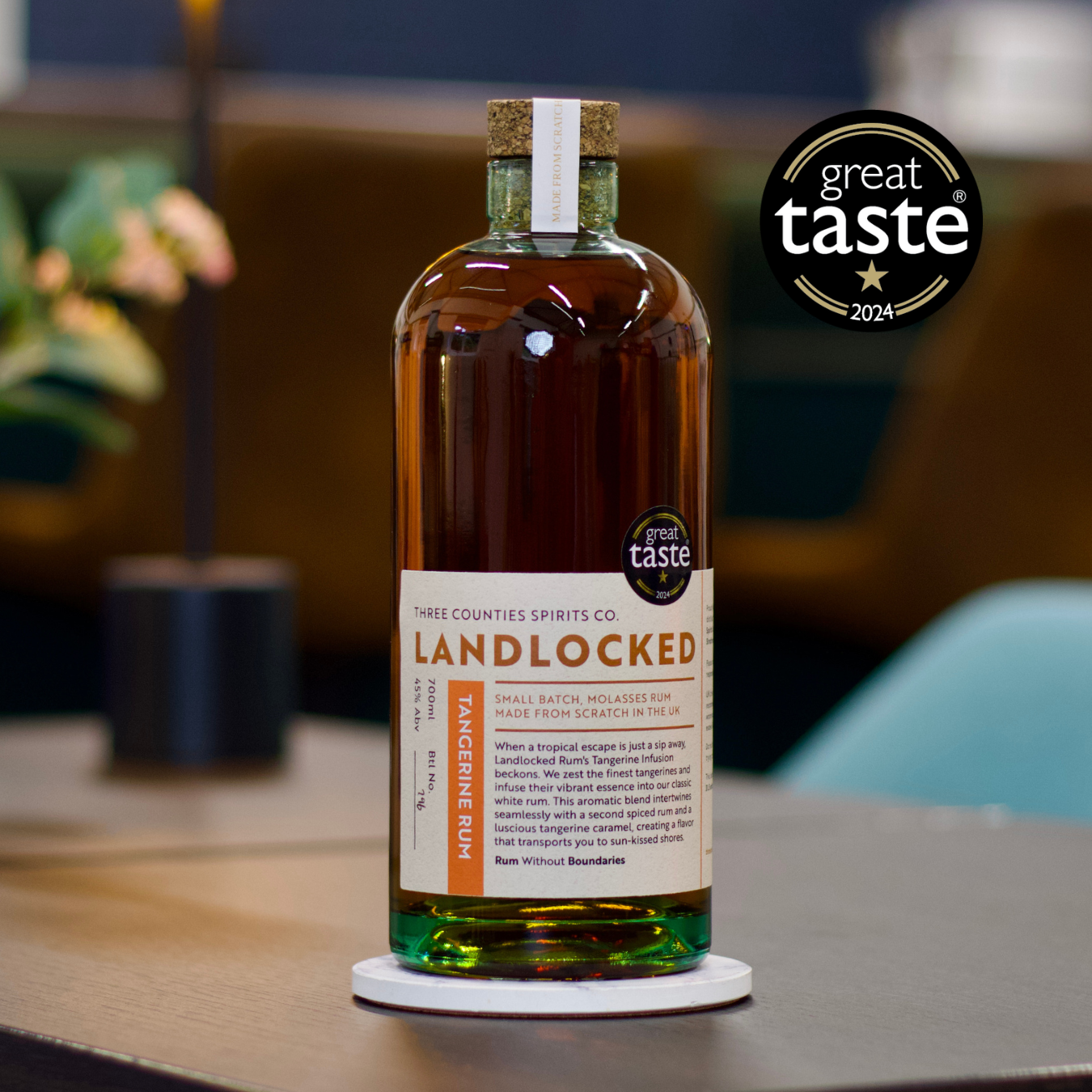 Landlocked English Tangerine Rum
