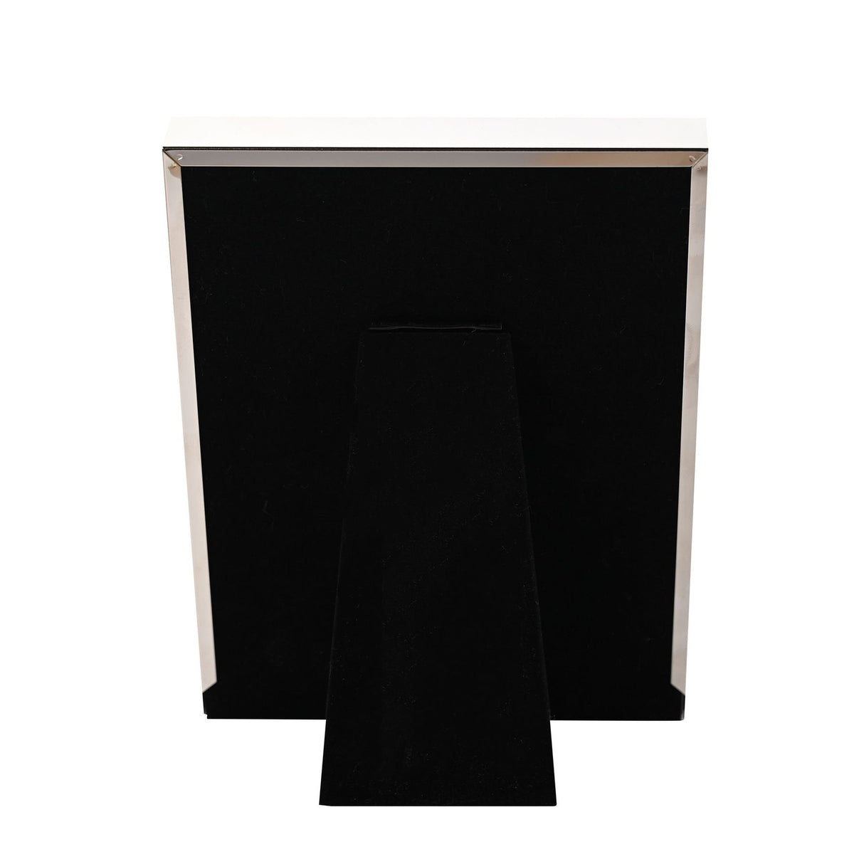 Box arch photo frame back with black backing and tabletop display, no photo