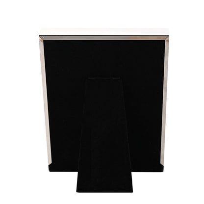 Box arch photo frame back with black backing and tabletop display, no photo