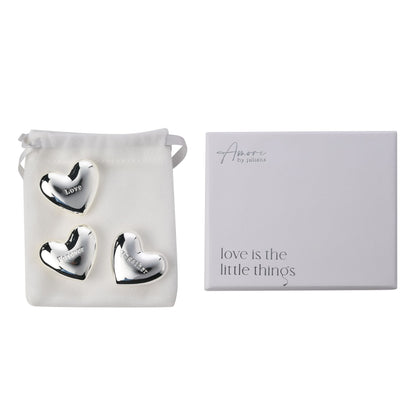 Amore Silverplated Charms - Love