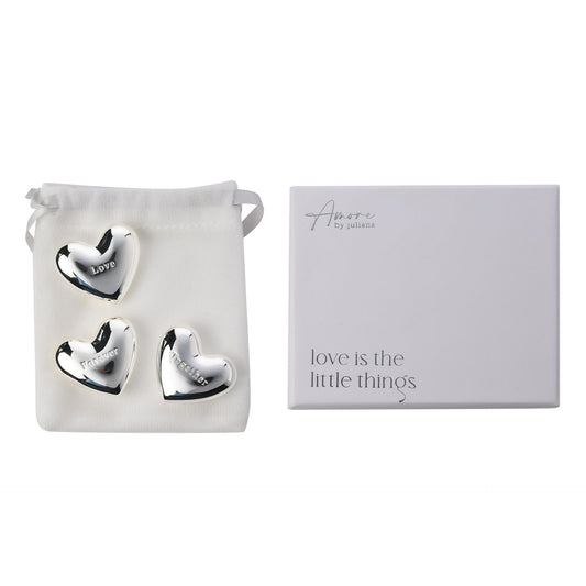 Amore Silverplated Charms - Love