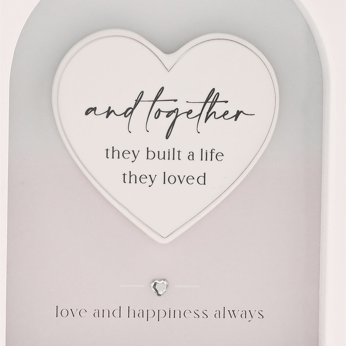 Amore Arch Plaque 18cm - Together