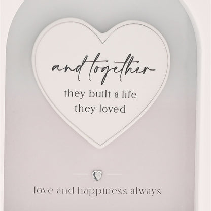 Amore Arch Plaque 18cm - Together