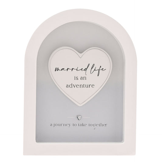 Amore Arch Plaque 18cm - Married