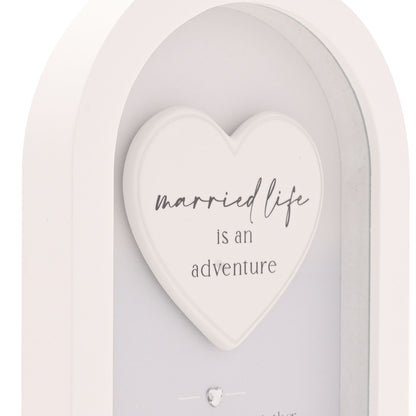 Amore Arch Plaque 18cm - Married