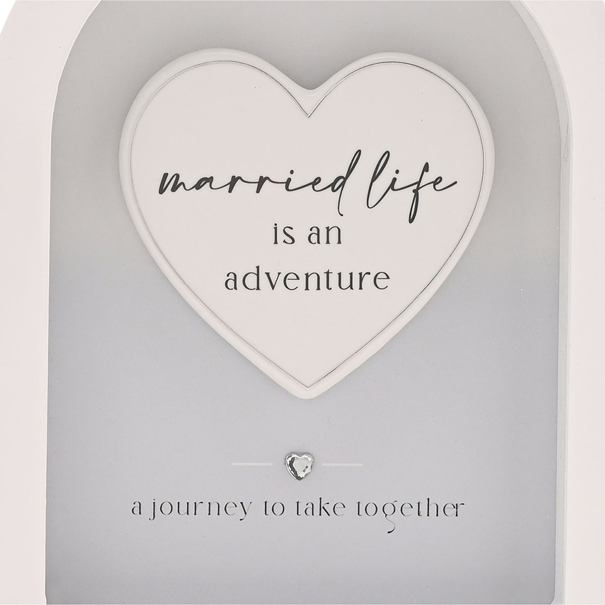 Amore Arch Plaque 18cm - Married