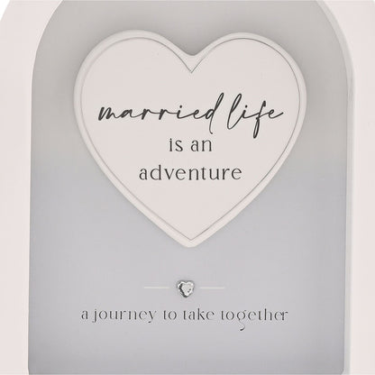 Amore Arch Plaque 18cm - Married