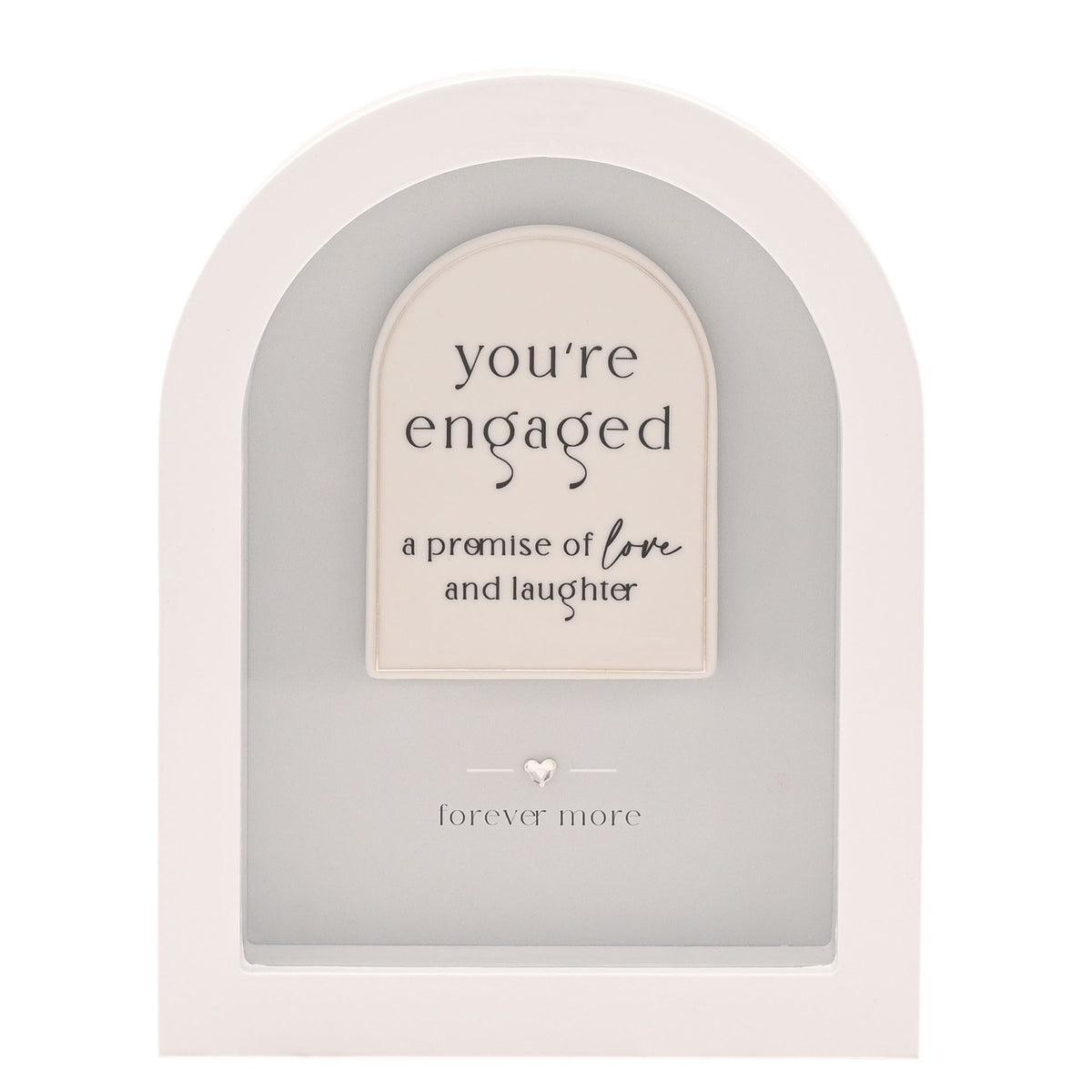 Amore Arch Plaque 18cm - Engaged
