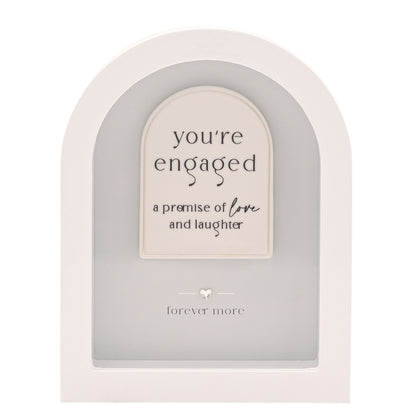 Amore Arch Plaque 18cm - Engaged