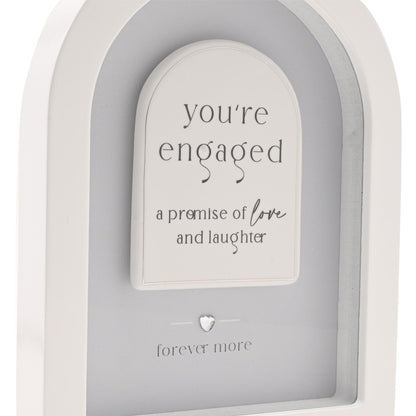 Amore Arch Plaque 18cm - Engaged