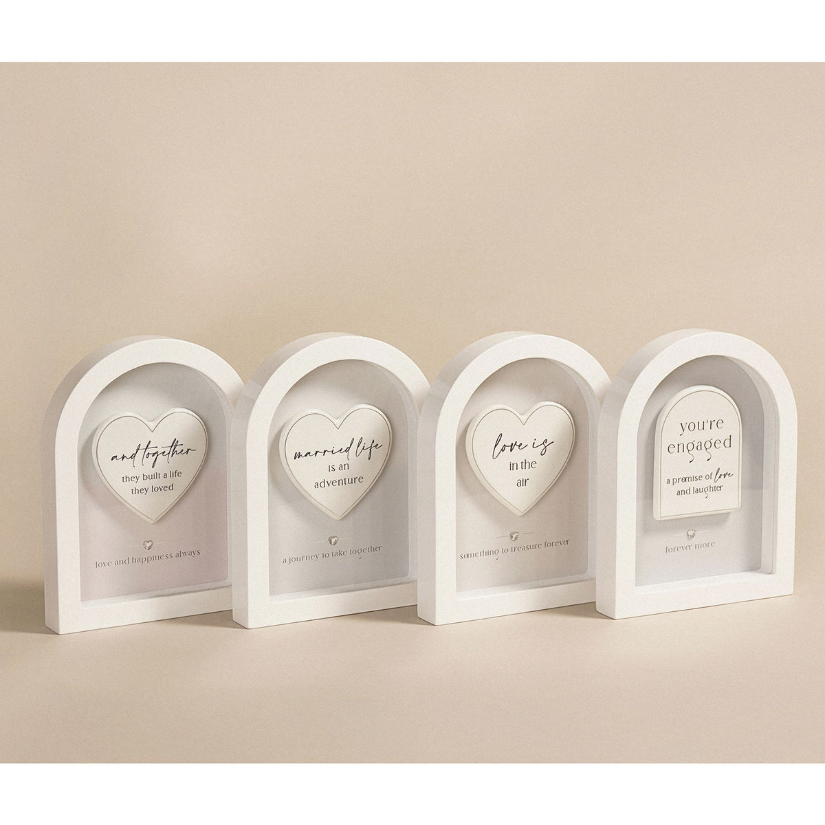 Amore Arch Plaque 18cm - Engaged