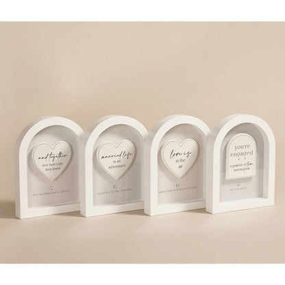 Amore Arch Plaque 18cm - Engaged