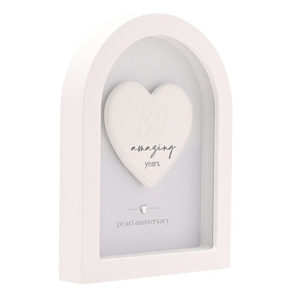 Amore Arch Plaque 18cm - 30 Years