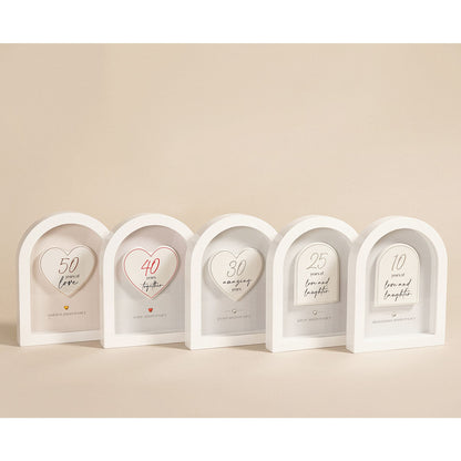 Amore Arch Plaque 18cm - 30 Years