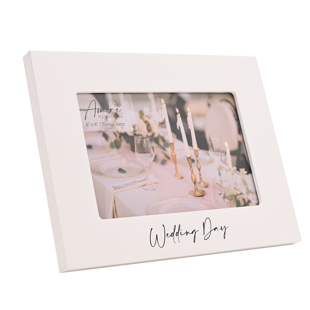 Amore Photo Frame 6" x 4" - Wedding Day