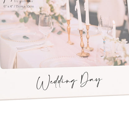 Amore Photo Frame 6" x 4" - Wedding Day