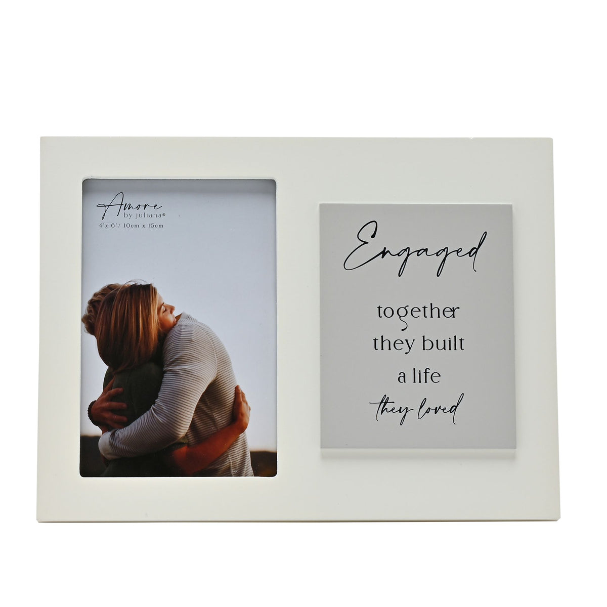 Amore Photo Frame with Verse - Engaged