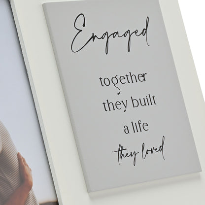 Amore Photo Frame with Verse - Engaged