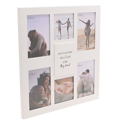Amore Multi Aperture Photo Frame - Together They Built