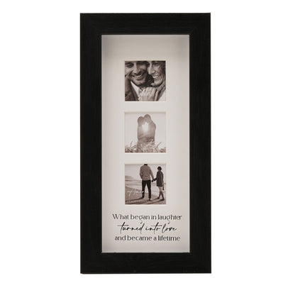 Amore Black Narrow Triple Frame