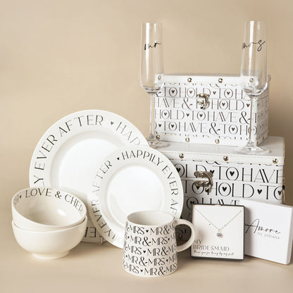 Amore Mugs Set of 2 - Mr And Mrs
