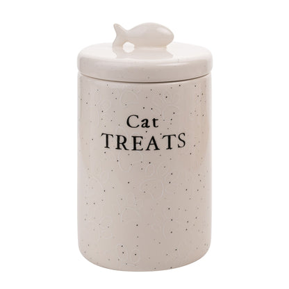 Best of Breed Paw Prints Treat Jar - Cat