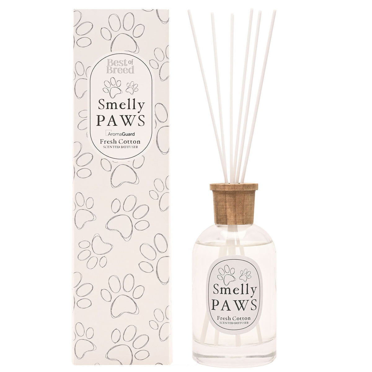 Best of Breed Smelly Paws 300ml Diffuser - Fresh Cotton with Aroma Guard