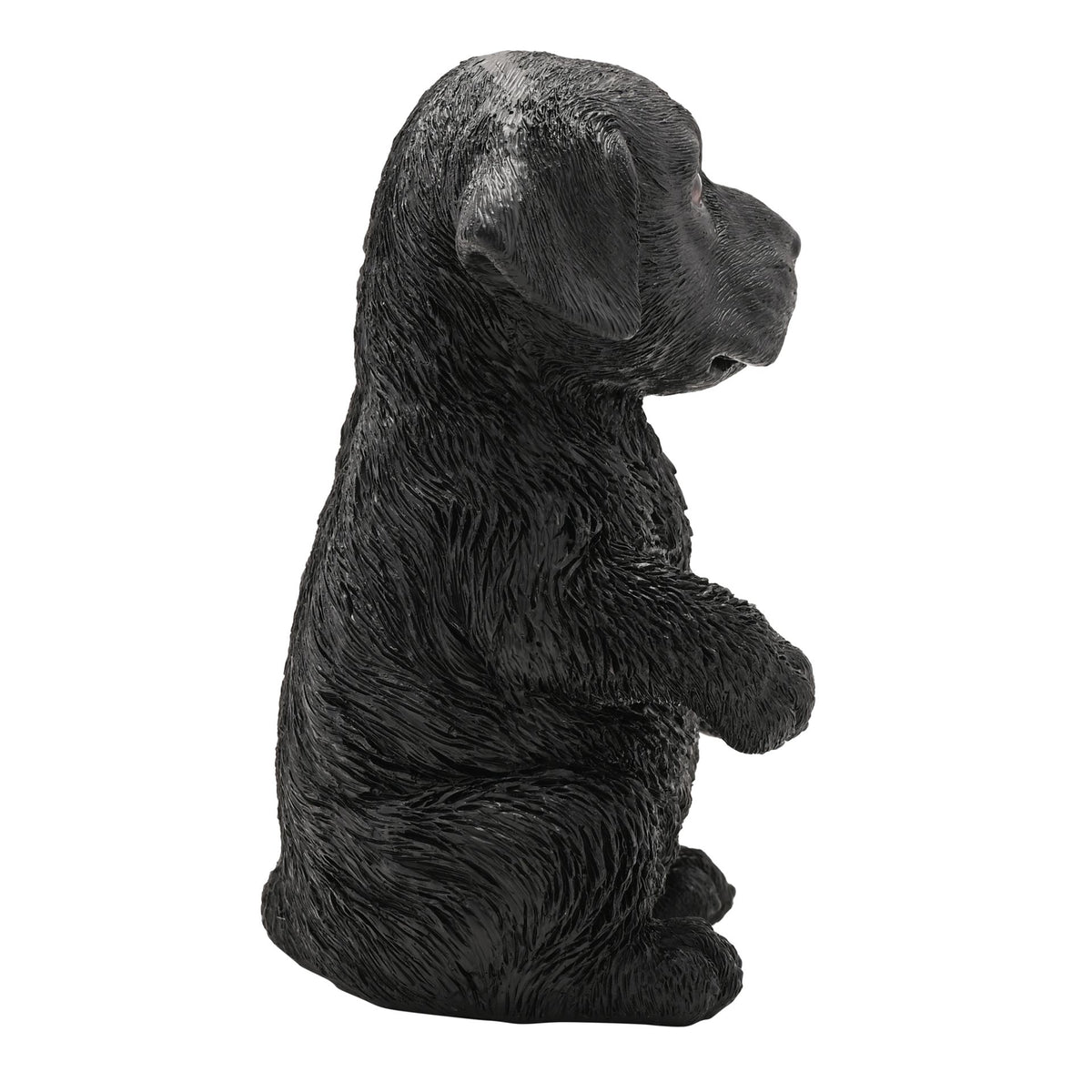 Best Of Breed Resin Black Labrador Puppy - 17cm