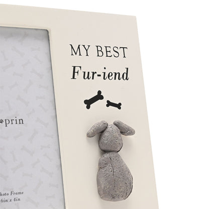 Best of Breed Pebble Style Photo Frame - "My Best Furiend"